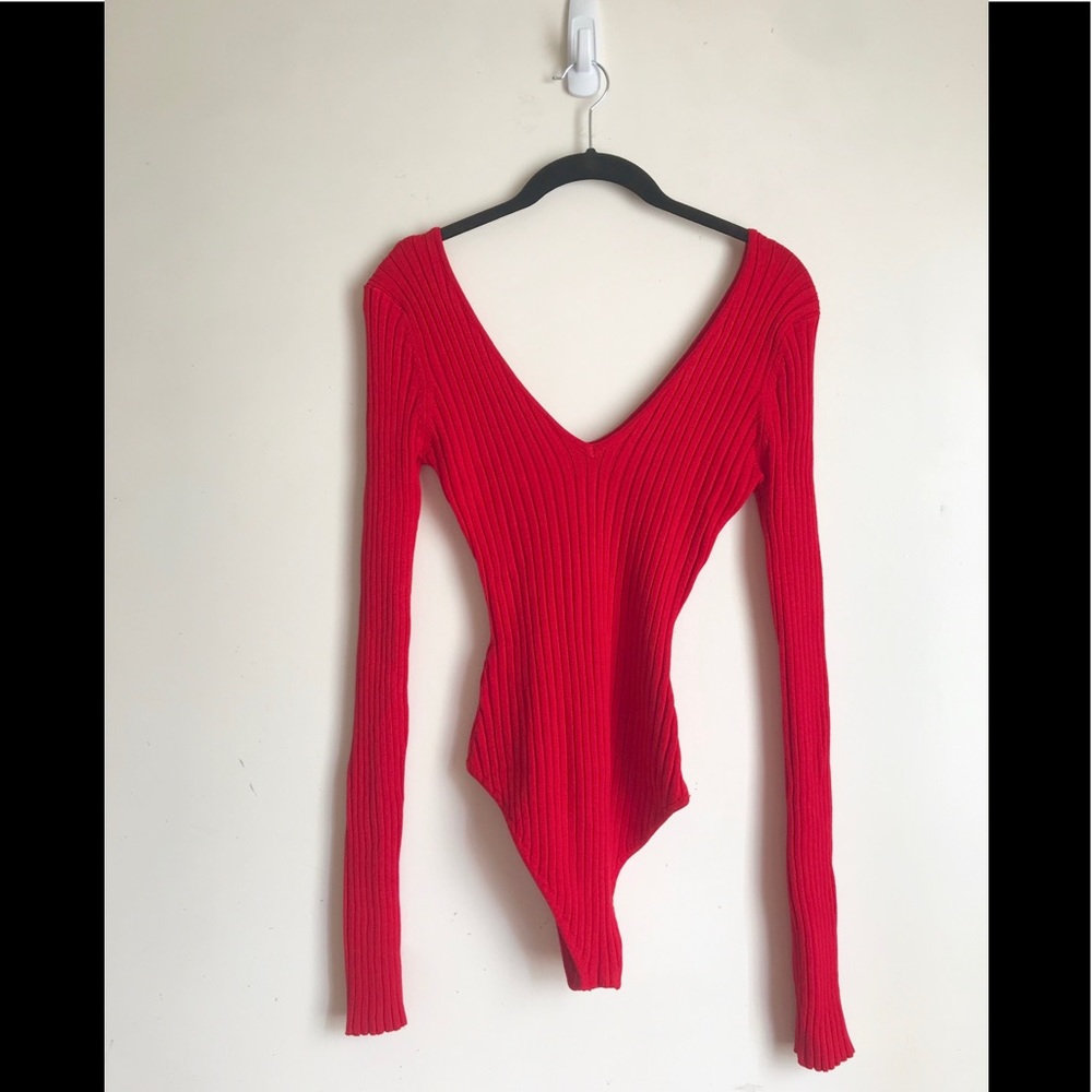 Hera Collection Ribbed off the shoulder bodysuit - Picture 4 of 9